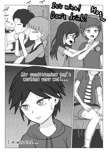 [Naganine] Shuugakuryokou no Bus no Naka de -Suitou to Bansoukou- | In the school trip bus -Water bottle and band-aid- Fhentai - Page 33