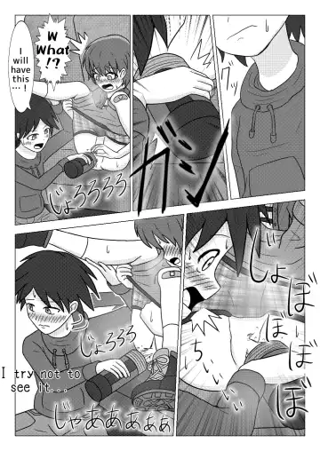 [Naganine] Shuugakuryokou no Bus no Naka de -Suitou to Bansoukou- | In the school trip bus -Water bottle and band-aid- Fhentai - Page 44