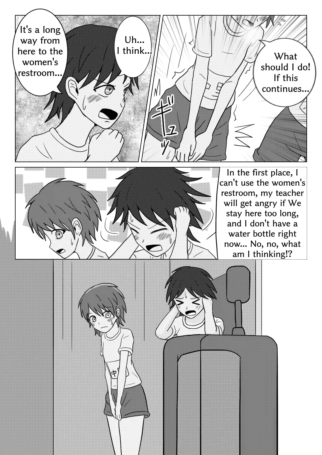 [Naganine] Shuugakuryokou no Bus no Ato de -Nininsankyaku- | After the school trip bus -Three-legged- Fhentai - Page 34