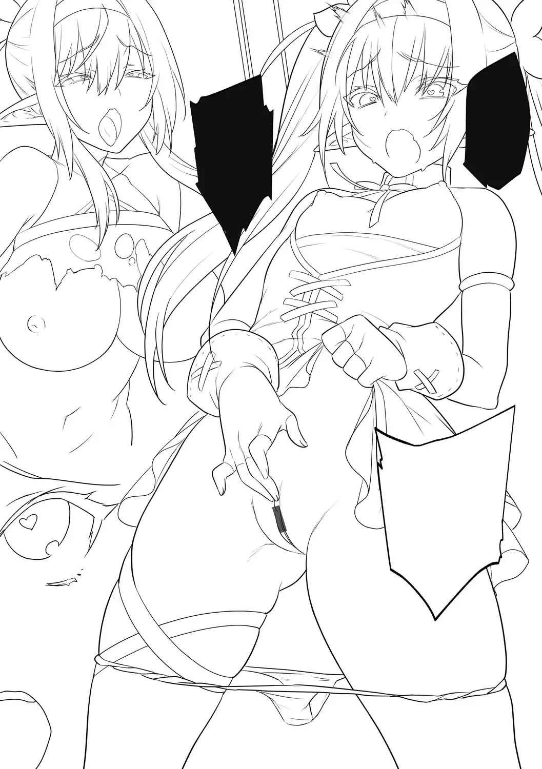 [Morikoke] Haiboku Elf ~Orc no Kyousei Acme Choukyou~ Fhentai - Page 130