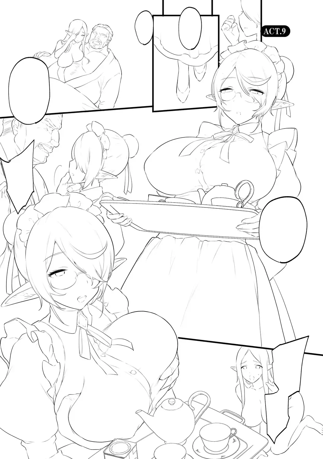 [Morikoke] Haiboku Elf ~Orc no Kyousei Acme Choukyou~ Fhentai - Page 172