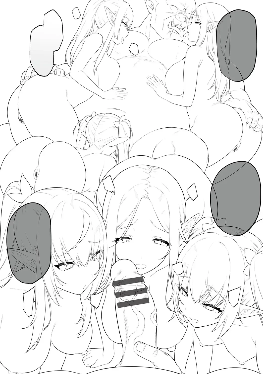 [Morikoke] Haiboku Elf ~Orc no Kyousei Acme Choukyou~ Fhentai - Page 189