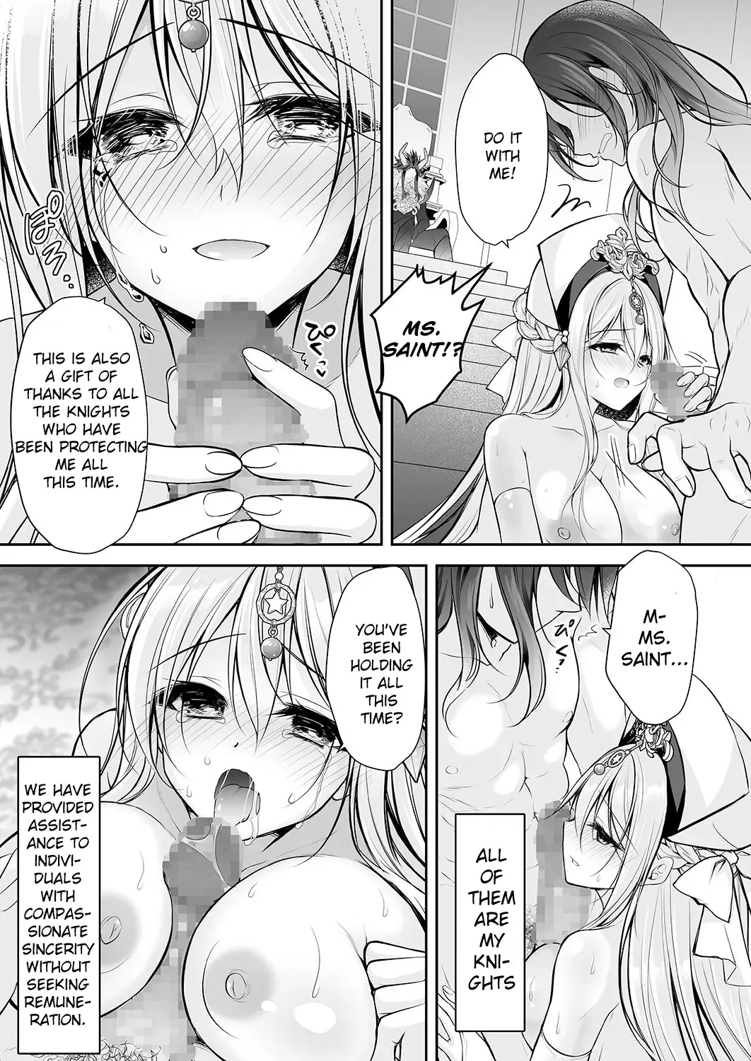 [Nanaca Mai] Isekai Rinkan ~Sennou Sareta Seijo wa Nikubenki ni Job Change shite Shiawase desu~ | Isekai Gangrape ~brainwashed saint is happy to change her job to become a meat toilet~ Fhentai - Page 36