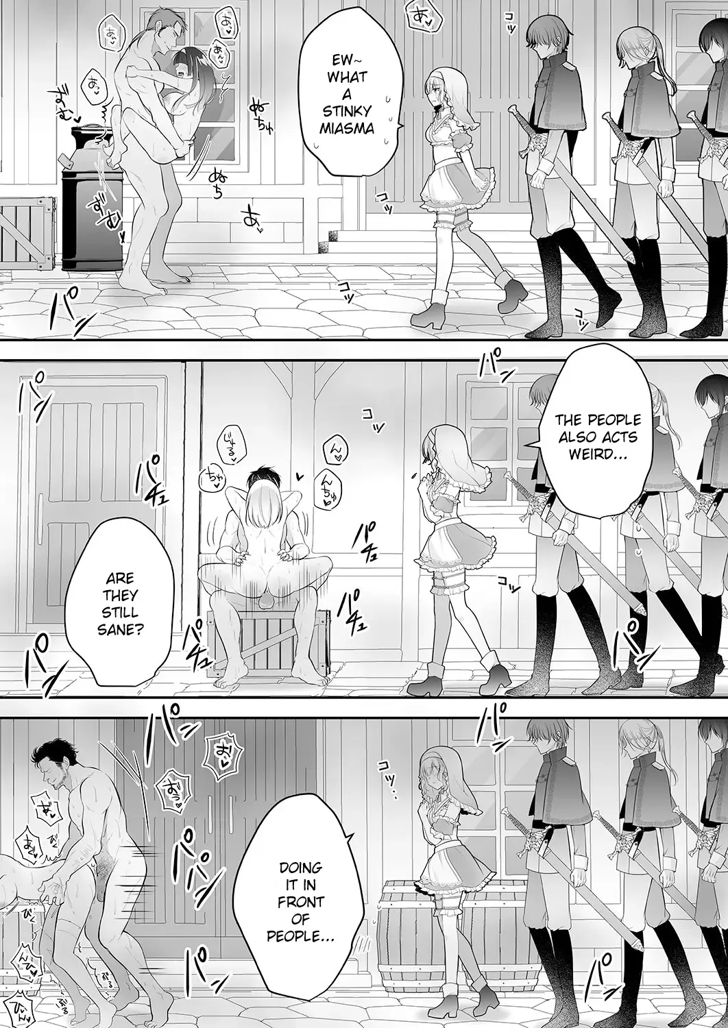 [Nanaca Mai] Isekai Rinkan ~Sennou Sareta Seijo wa Nikubenki ni Job Change shite Shiawase desu~ | Isekai Gangrape ~brainwashed saint is happy to change her job to become a meat toilet~ Fhentai - Page 52