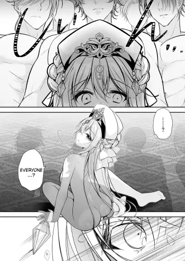 [Nanaca Mai] Isekai Rinkan ~Sennou Sareta Seijo wa Nikubenki ni Job Change shite Shiawase desu~ | Isekai Gangrape ~brainwashed saint is happy to change her job to become a meat toilet~ Fhentai - Page 45