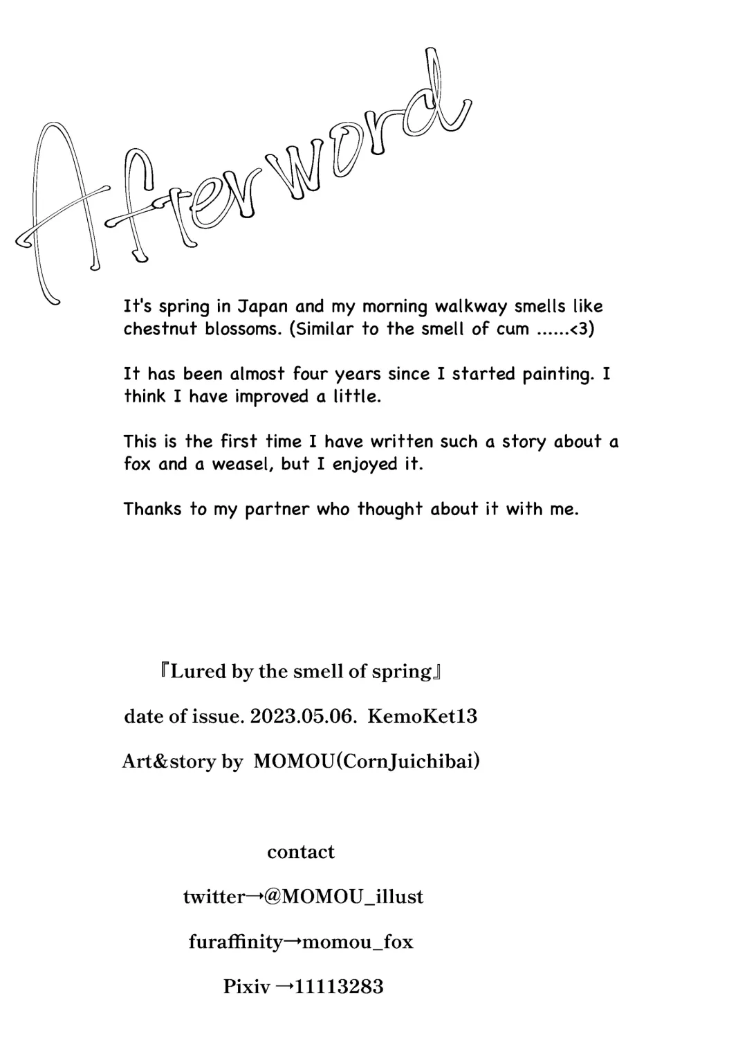 [Momou] Haru no nioi ni sasowarete (uncensored) Fhentai - Page 21