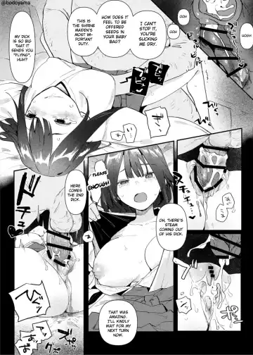 [Bodoyama] Mura no Miko to Shite Shojo o Sasage Saserareru Hanashi | A story about a girl being forced to sacrifice her virginity as a village shrine maiden. Fhentai - Page 4