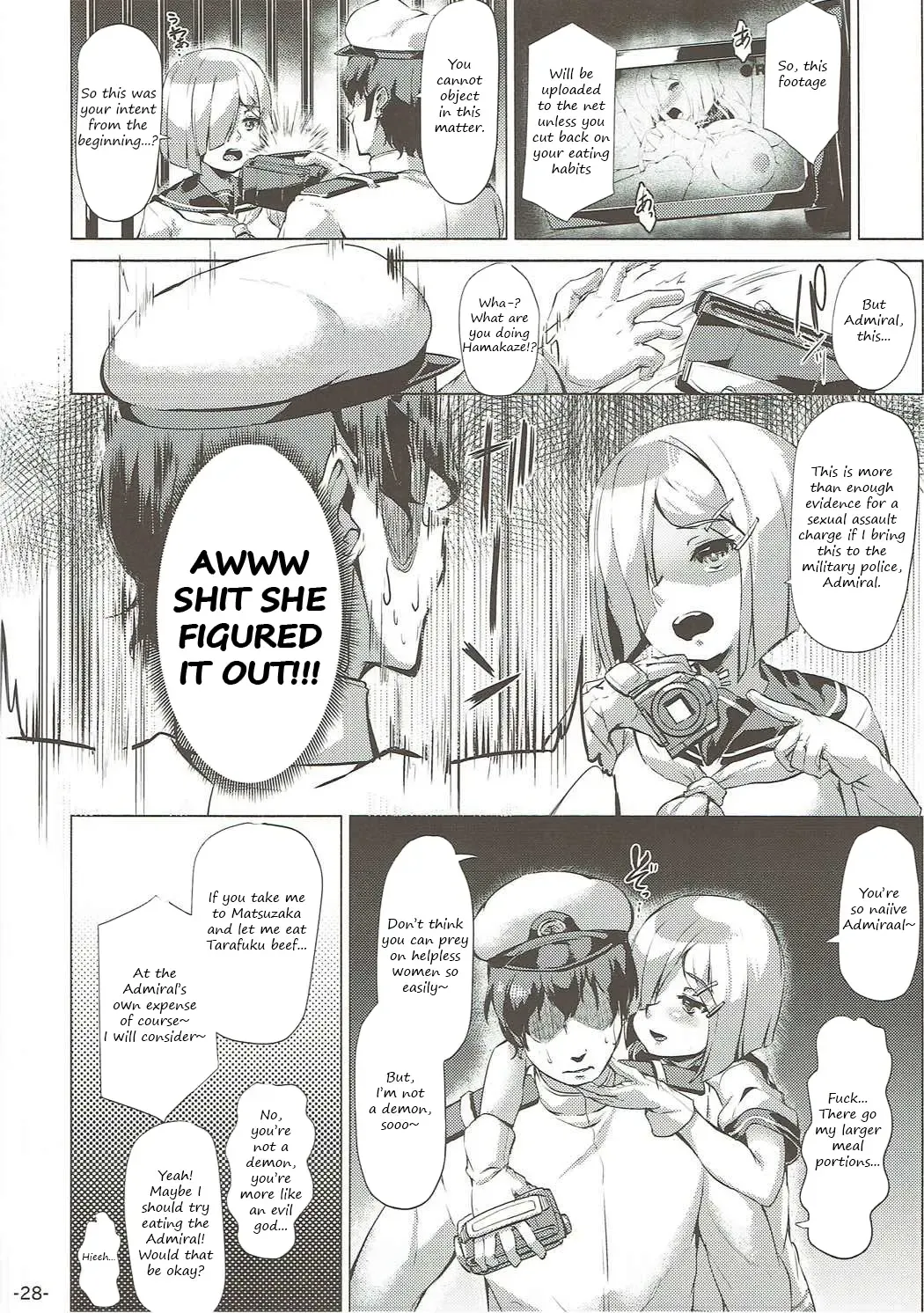 [Danbo] Hamakaze Tabehoudai. | Hamakaze Smorgasboard Fhentai - Page 25