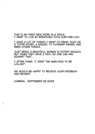 [Chimeda] 30-Funkan hitasura Ecchi [Futanari Onee-san x Shoujo] | 30-minute Desperate Sex Fhentai - Page 30