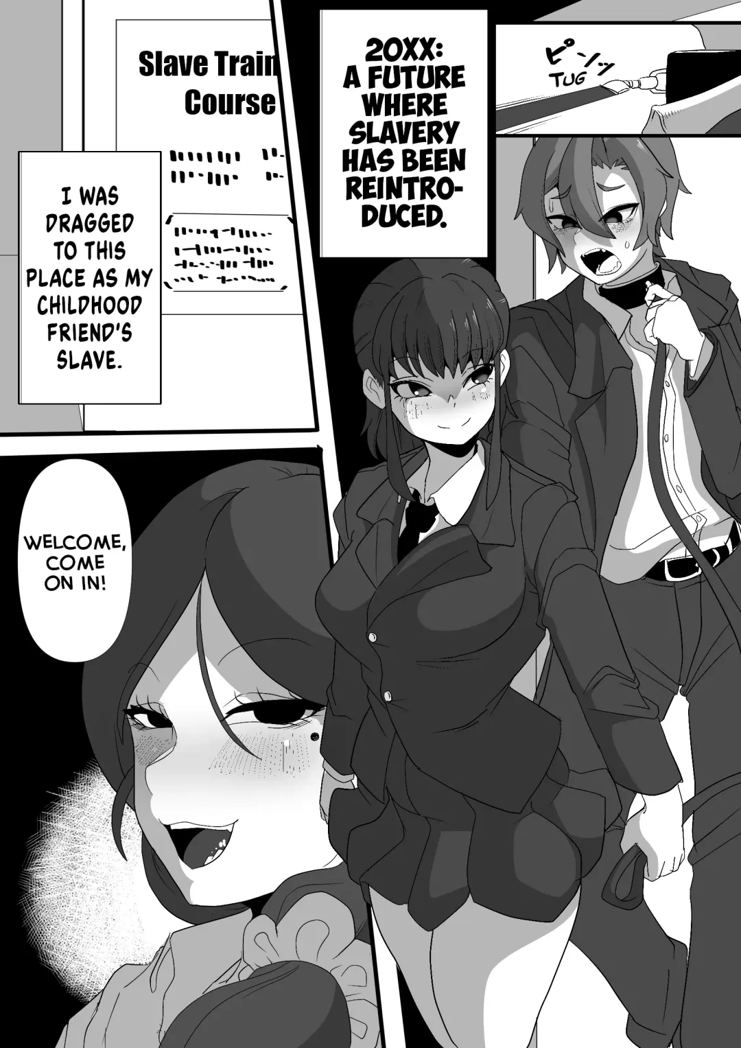 Osananajimi no JK ni Dorei to Shite Choukyou Sareru Hanashi | A Story About Being Trained as a Slave by Your JK Childhood Friend Fhentai - Page 1