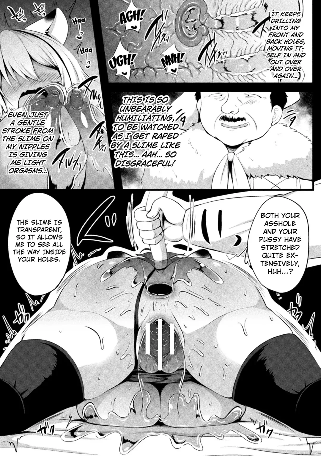 [Kisaragi Yuu] Toraware no Kemono Musume Kyousei Slime Acme | The Captived Beast Girl Forced Climax by a Slime Fhentai - Page 15