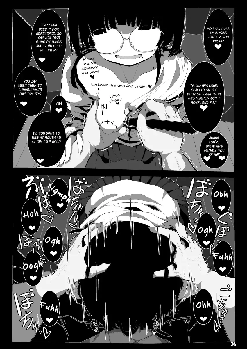 [Kaeruyama Yoshitaka] Jimi de Otonashisou ni Miete Doutei o Taberu no ga Shumi no Warui Onna no Ko Doujin Sakka-chan ni Seiheki o Dame ni Sareru Douteikuntachi no Hanashi Fhentai - Page 13