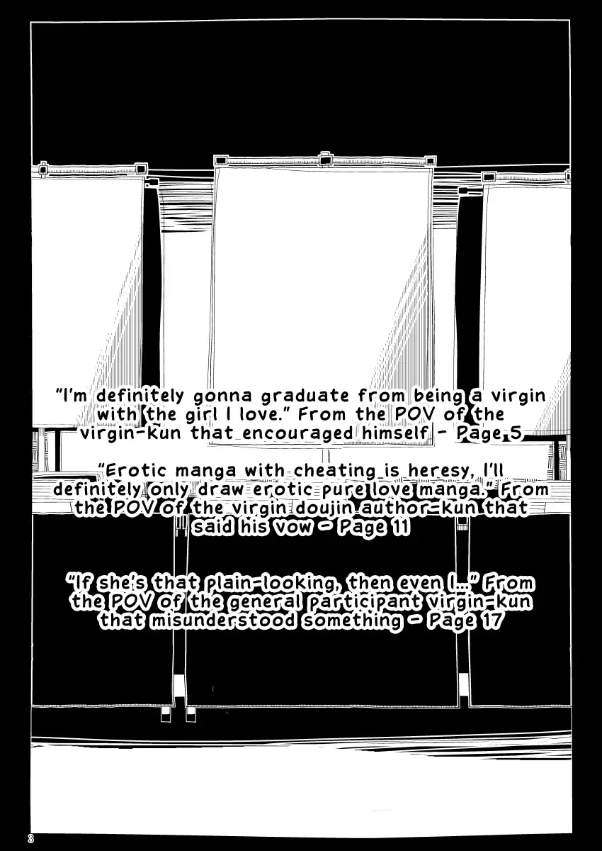 [Kaeruyama Yoshitaka] Jimi de Otonashisou ni Miete Doutei o Taberu no ga Shumi no Warui Onna no Ko Doujin Sakka-chan ni Seiheki o Dame ni Sareru Douteikuntachi no Hanashi Fhentai - Page 3