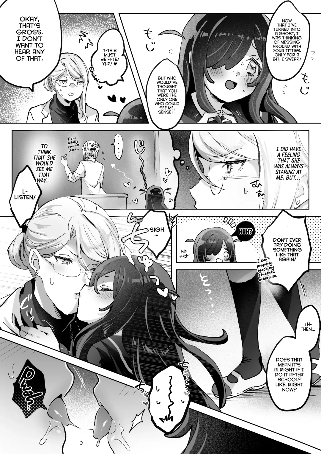 Hentai Seito ni Toritsukarete Shinu made Love Love Ecchi | Haunted by My Perverted Student As We Made Love to Death Fhentai - Page 12