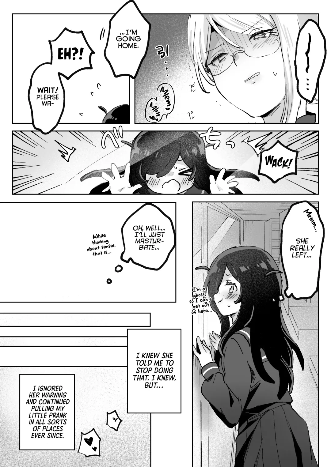 Hentai Seito ni Toritsukarete Shinu made Love Love Ecchi | Haunted by My Perverted Student As We Made Love to Death Fhentai - Page 18