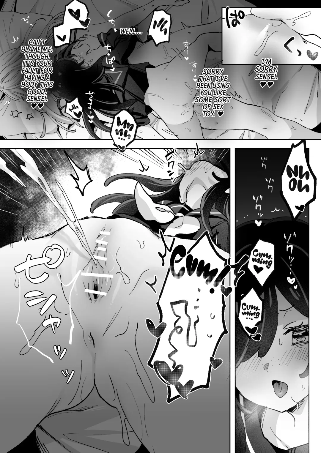 Hentai Seito ni Toritsukarete Shinu made Love Love Ecchi | Haunted by My Perverted Student As We Made Love to Death Fhentai - Page 43