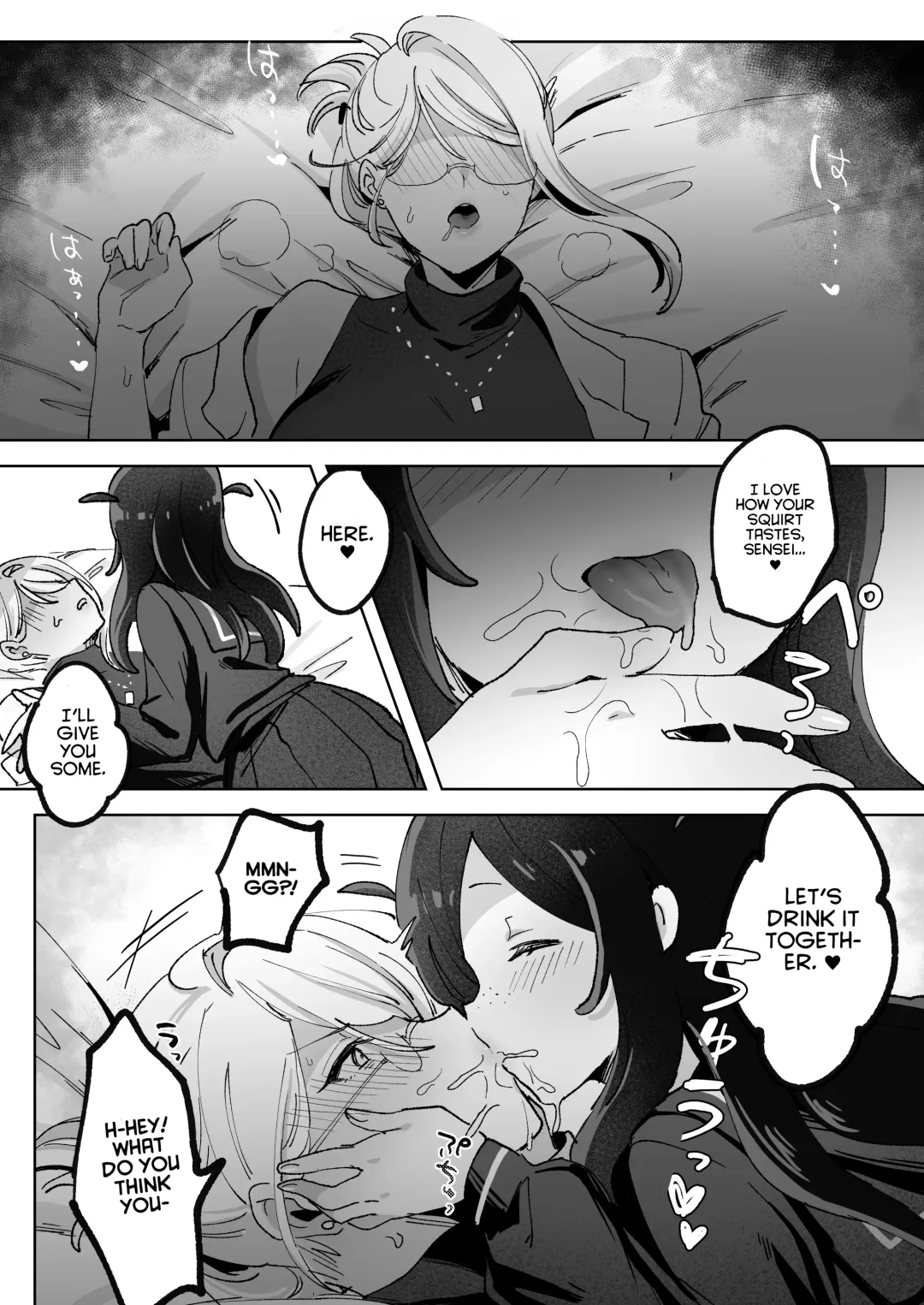 Hentai Seito ni Toritsukarete Shinu made Love Love Ecchi | Haunted by My Perverted Student As We Made Love to Death Fhentai - Page 52