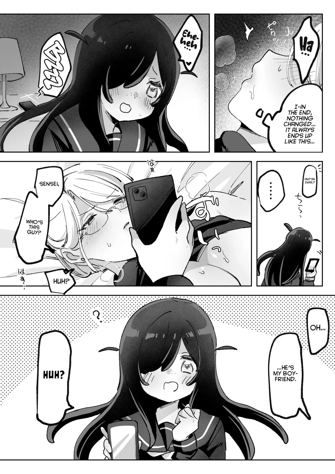 Hentai Seito ni Toritsukarete Shinu made Love Love Ecchi | Haunted by My Perverted Student As We Made Love to Death Fhentai - Page 55