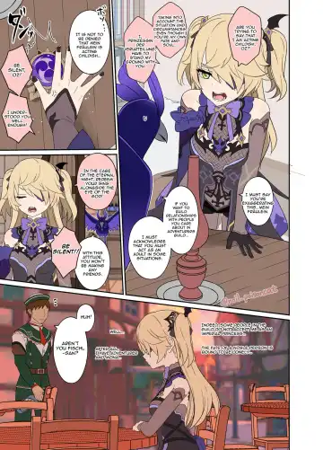 [Dokuneko Noil] Deisui Shita Fischl ni Warui Koto o Suru Hanashi | Tale of How I Spoiled Dead Drunk Fischl Fhentai - Page 2