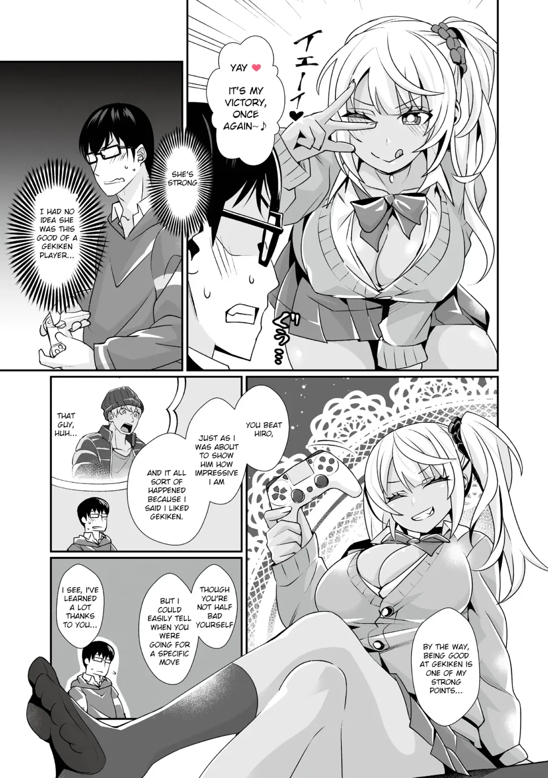 [Toubaru Rairu] Kuro Gal Gamer Encount! Fhentai - Page 7