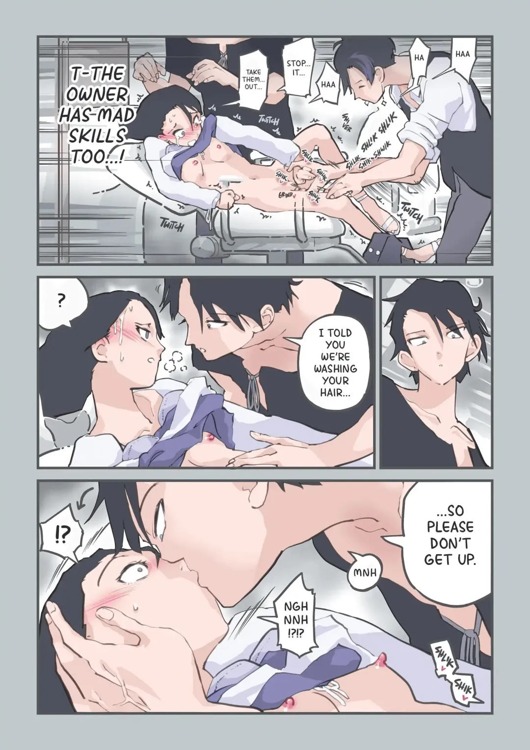 [Alpaca Club] Kokotte Hair Salon desu yo ne!? | This is a Hair Salon, Right?! Fhentai - Page 36