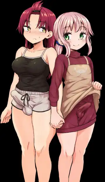 [Magifuro Konnyaku] Futanari Musume to Otokonoko ga Icha Love suru Hanashi Fhentai - Page 16