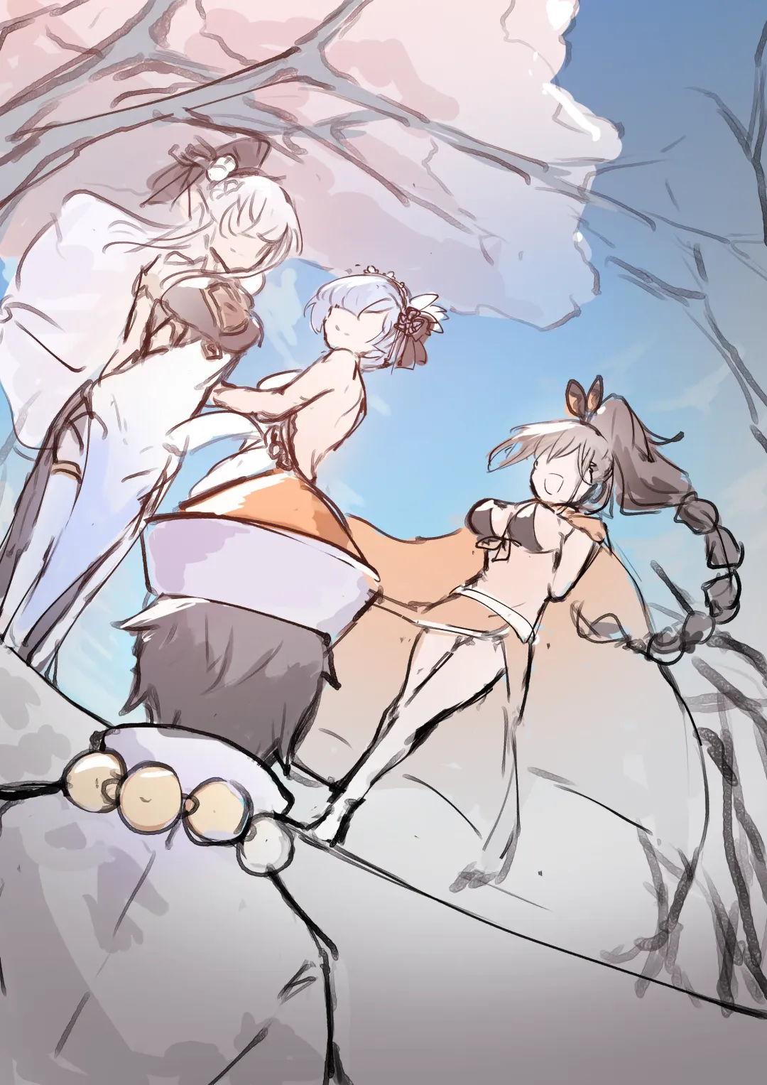 [Jiangshi] Emilia, Rem and Subaru futanari Fhentai - Page 32