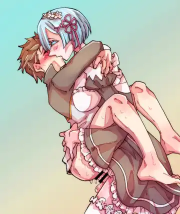 Futa Emilia and Rem top Subaru Fhentai - Page 12