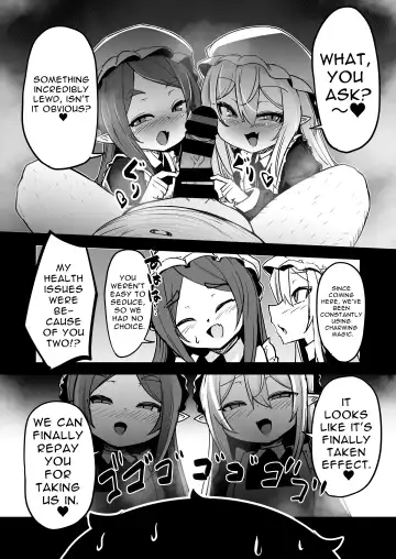 [Harubaru Haruto] Mazoku no Futago wa Maid de Mesugaki | The Demon Twins are Saucy Slutty Maids Fhentai - Page 18