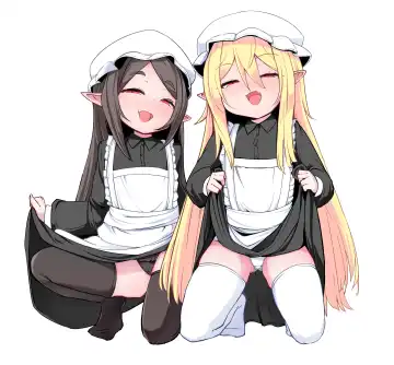 [Harubaru Haruto] Mazoku no Futago wa Maid de Mesugaki | The Demon Twins are Saucy Slutty Maids Fhentai - Page 2