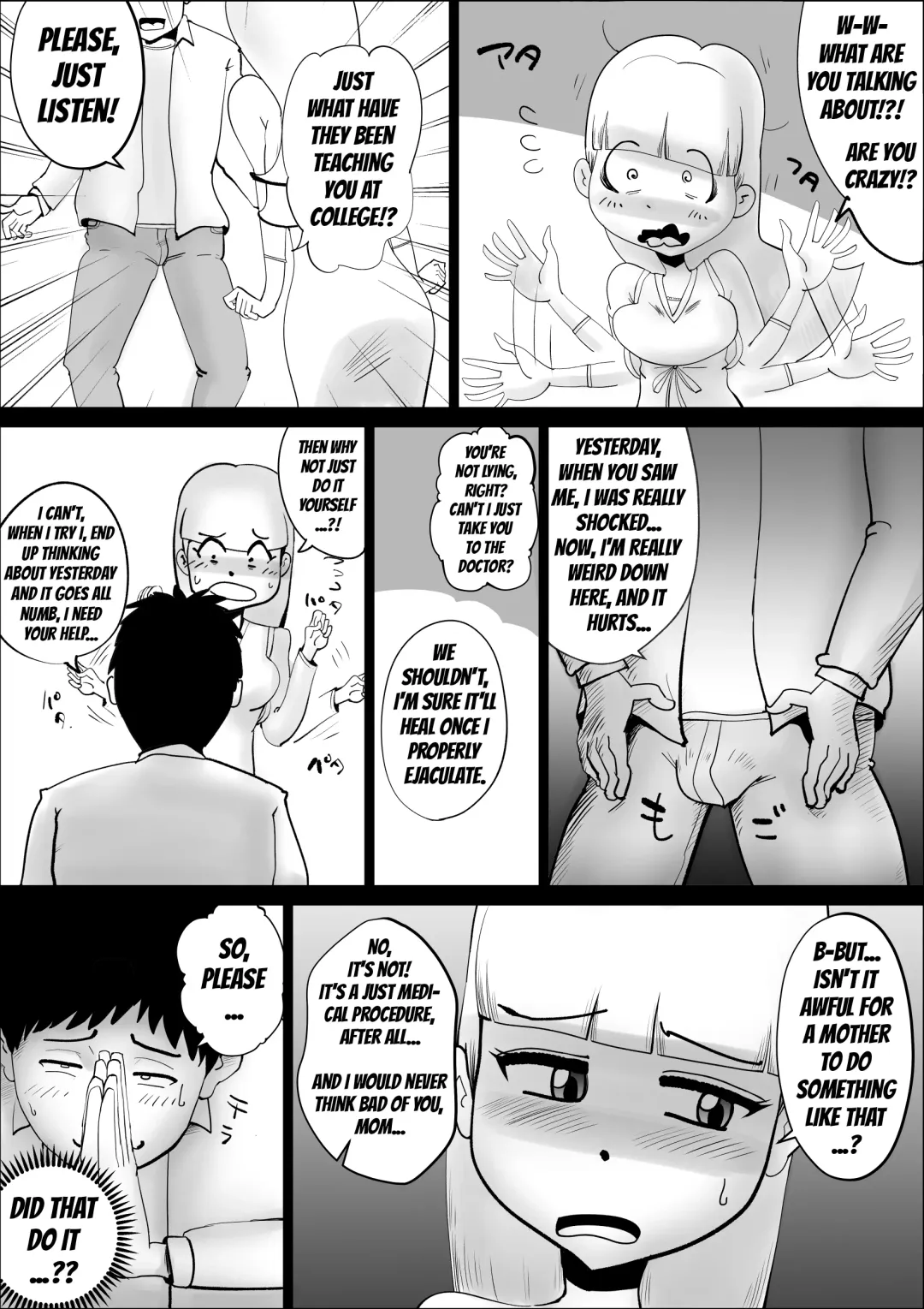 [Kazum] Kaa-san ga Nandakanda Itte Musuko no Seishori ni Tsukiatte kureta Hanashi | The Story of How a Mother Somehow Went Along With Her Son's Perverse Requests Fhentai - Page 8