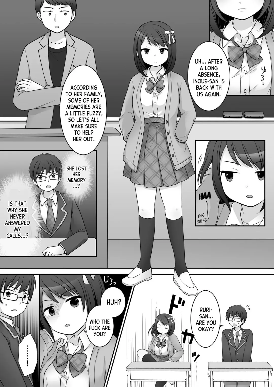 [Kuratsuka Riko] Furyou in Kanojo ~Boku no Kanojo no Karada wa Furyou Otoko (Aitsu) ni Nottoraremashita ~ Fhentai - Page 8