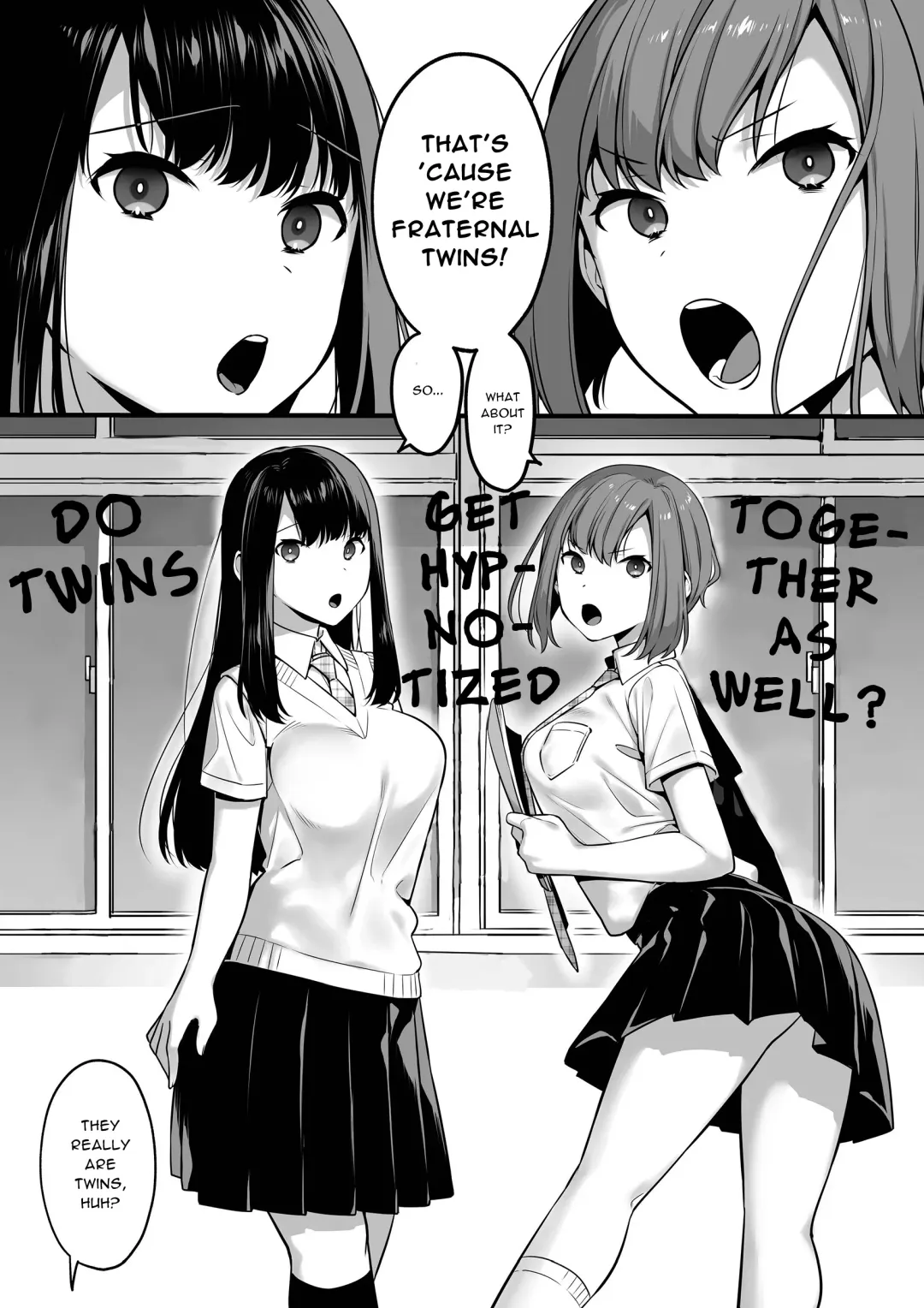[Yamanashi Yuuya] Futagotte Saiminjutsu ni Kakaru no mo Douji Nandesuka? | Do Twins Get Hypnotized At The Same Time? Fhentai - Page 3