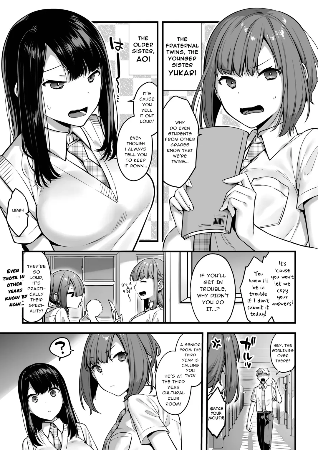 [Yamanashi Yuuya] Futagotte Saiminjutsu ni Kakaru no mo Douji Nandesuka? | Do Twins Get Hypnotized At The Same Time? Fhentai - Page 4