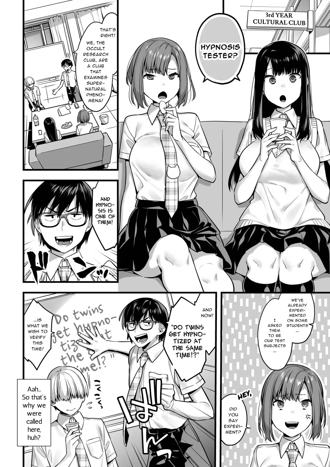 [Yamanashi Yuuya] Futagotte Saiminjutsu ni Kakaru no mo Douji Nandesuka? | Do Twins Get Hypnotized At The Same Time? Fhentai - Page 5