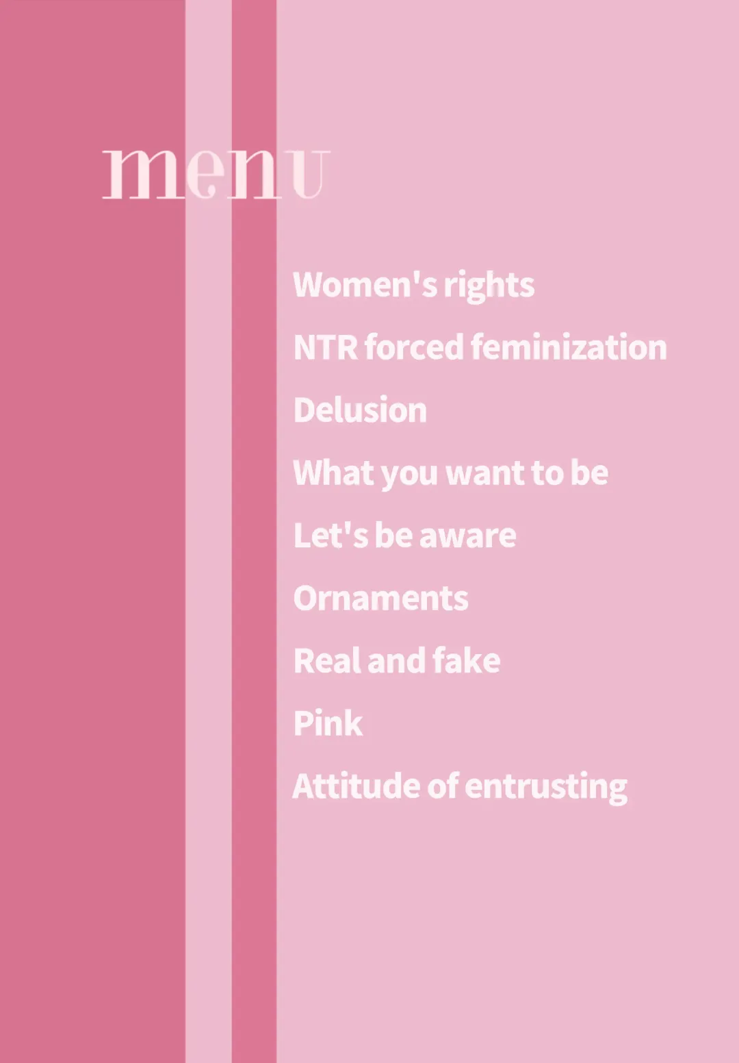 [Ryokutya] "SISSY A LA CARTE 31" ~Netorare Otokonoko, Teisoutai Kanri Mesuka Choukyou~ Fhentai - Page 2