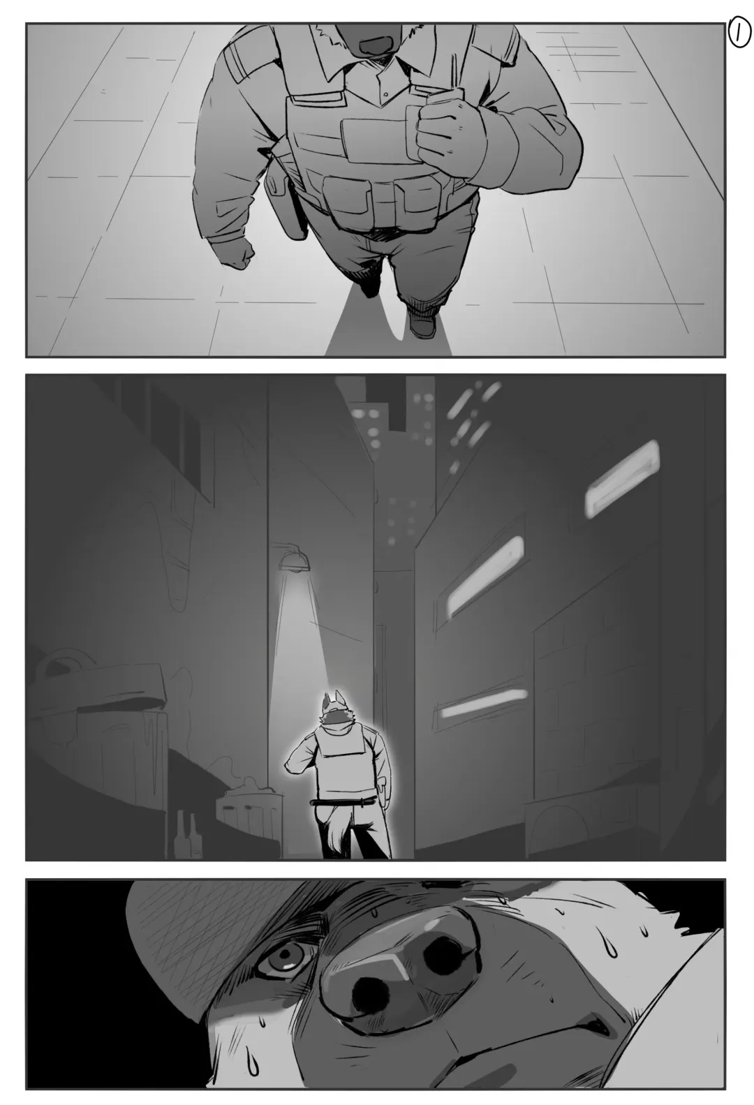 [Jiang Bao 1500] 【酱爆】深巷警犬 Fhentai - Page 2