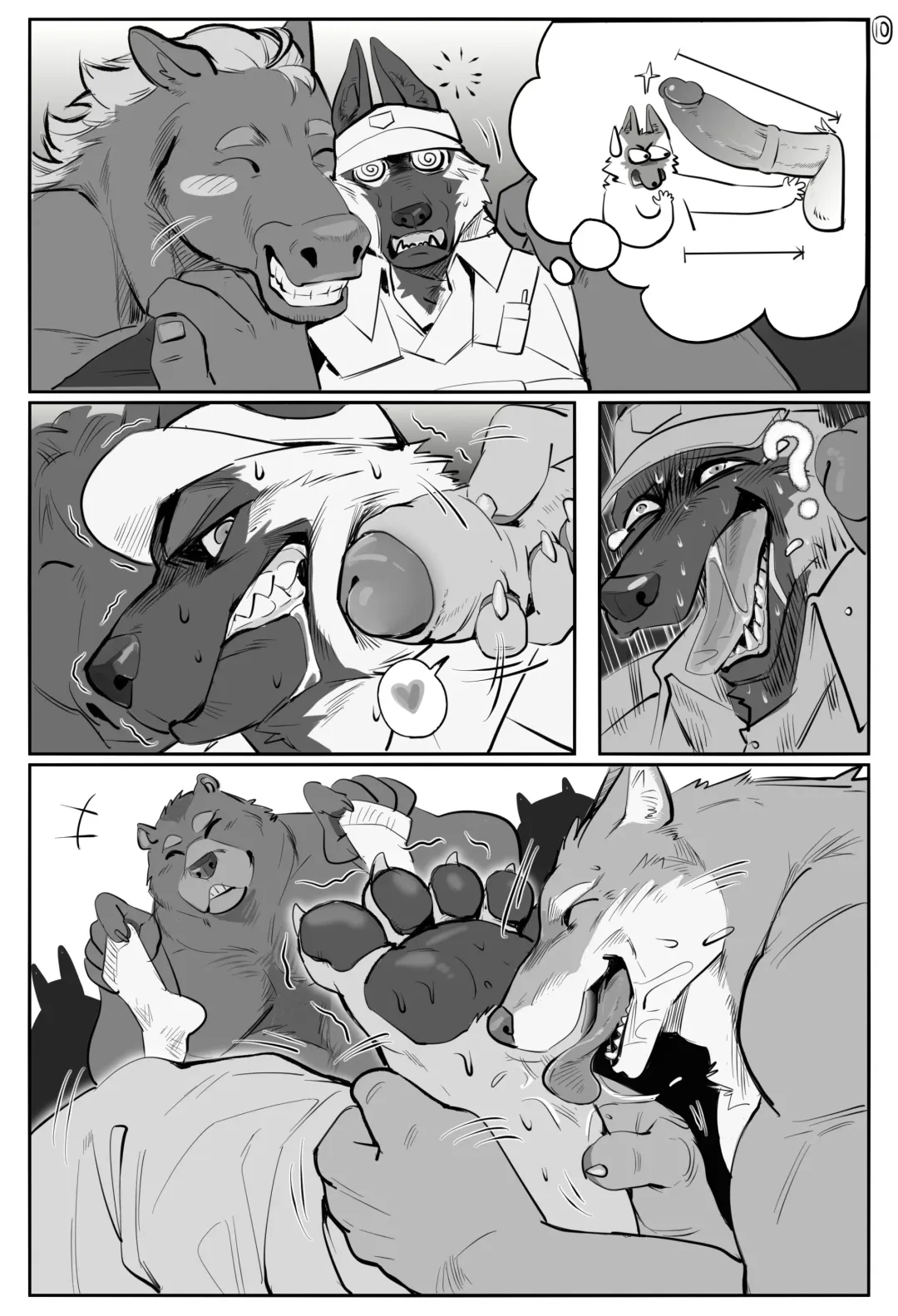 [Jiang Bao 1500] @1500jiangbao - Furry comics Fhentai - Page 11