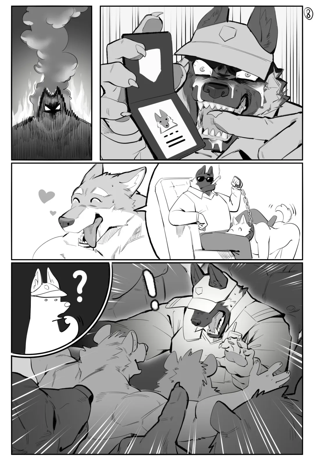 [Jiang Bao 1500] @1500jiangbao - Furry comics Fhentai - Page 9