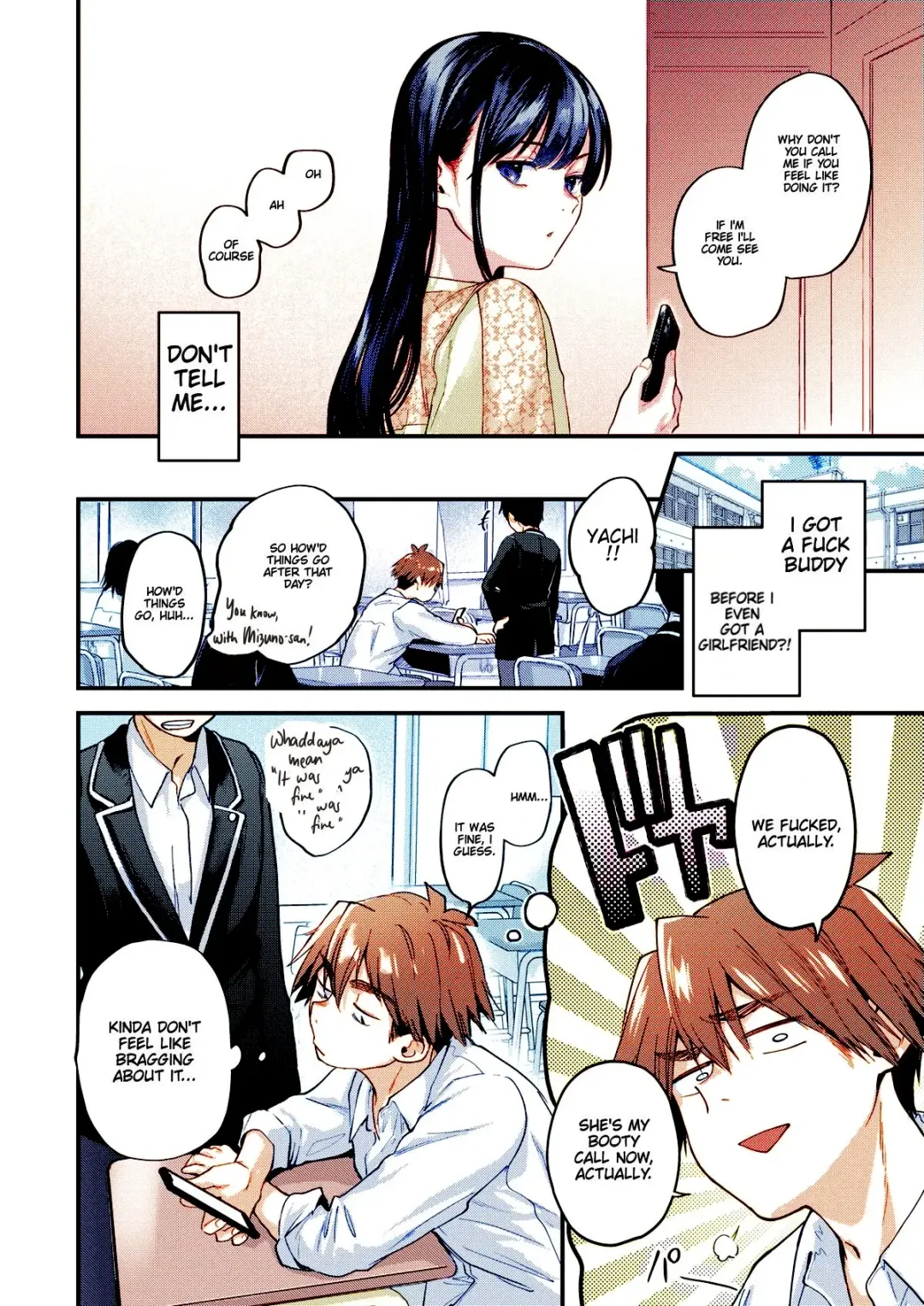 [Gosaiji] Amai aimai chapter 1 color uncensored Fhentai - Page 12