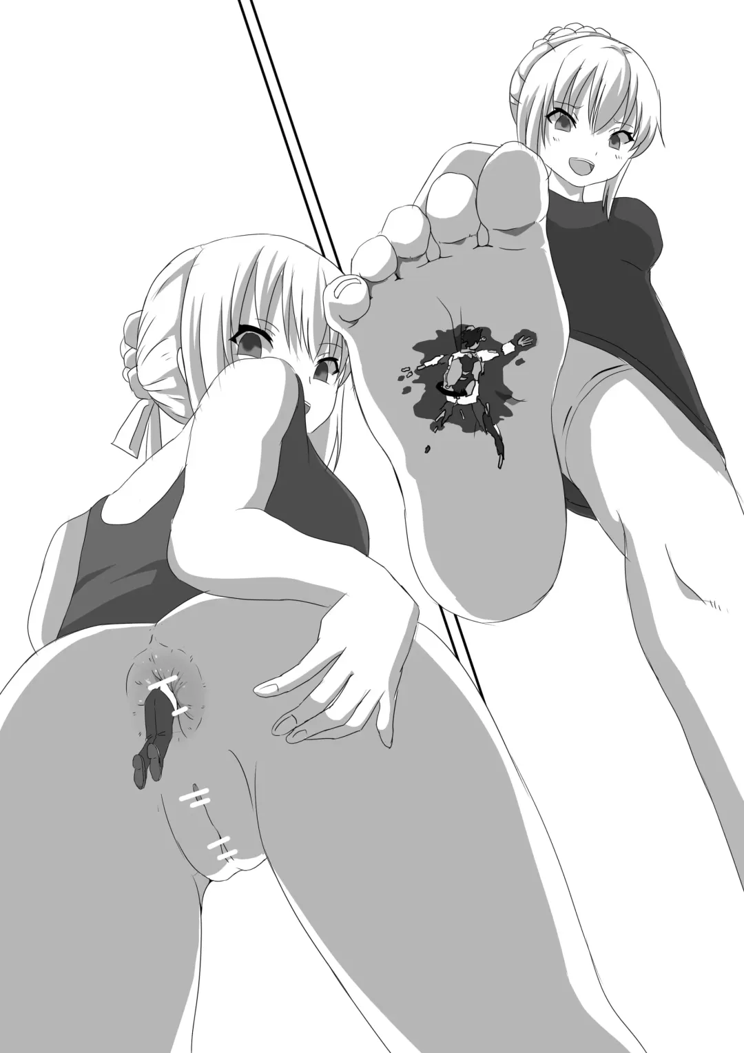 Gudao-kun x4 vs Artoria-san Fhentai - Page 4