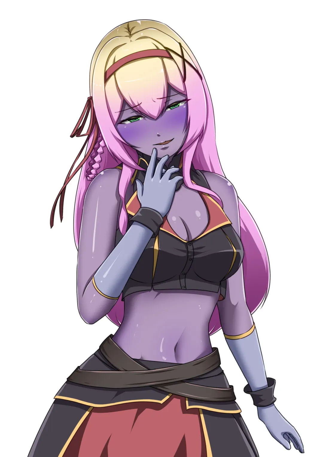 [Dew] Shinmai Megami ga Ecchi na Teki to Tatakatte Haiboku suru Hanashi Fhentai - Page 34