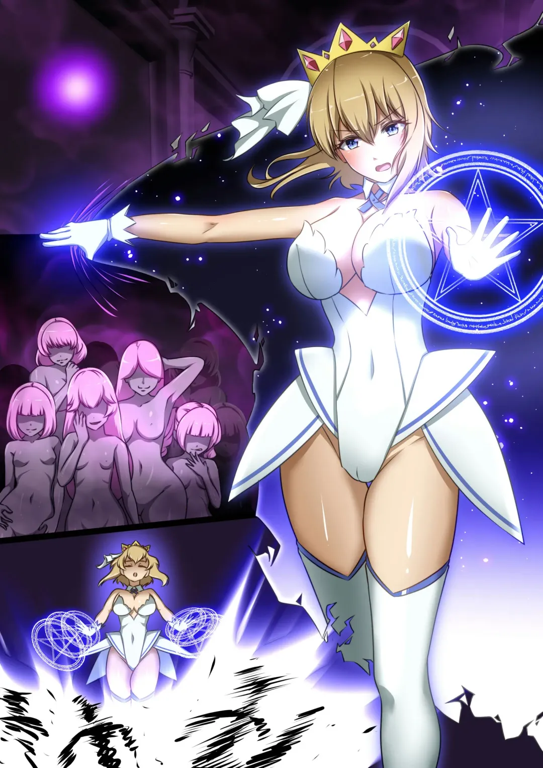 [Dew] Shinmai Megami ga Ecchi na Teki to Tatakatte Haiboku suru Hanashi Fhentai - Page 38