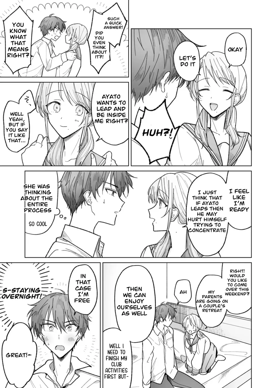 Ayato-kun wa Doushitai？ ~Cool na Kareshi wa Semerareru no ga Hazukashii!~ _ What do you want to do, Ayato？ ~Cool boyfriend is embarrassed to be Teased!~ Fhentai - Page 31