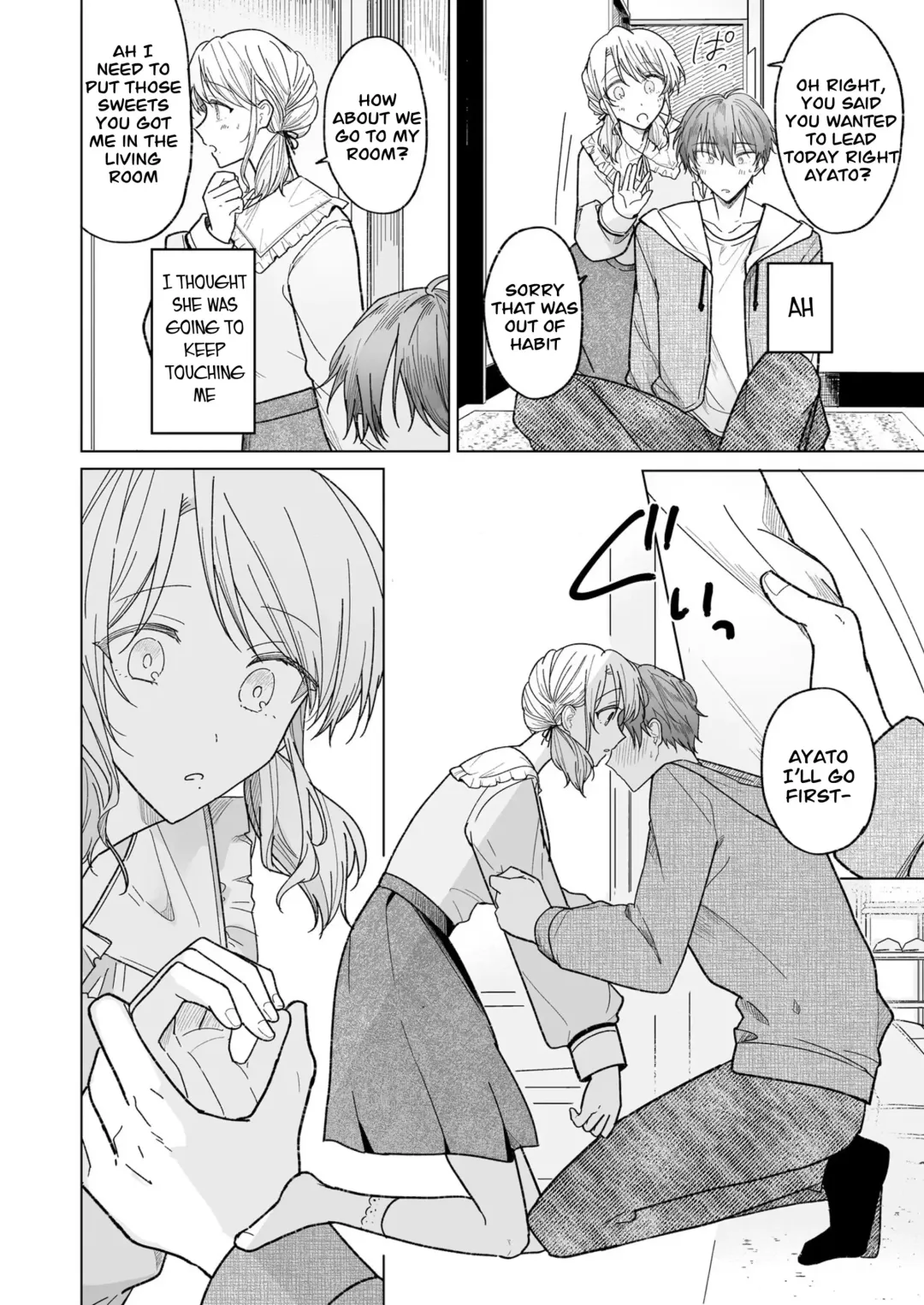 Ayato-kun wa Doushitai？ ~Cool na Kareshi wa Semerareru no ga Hazukashii!~ _ What do you want to do, Ayato？ ~Cool boyfriend is embarrassed to be Teased!~ Fhentai - Page 44