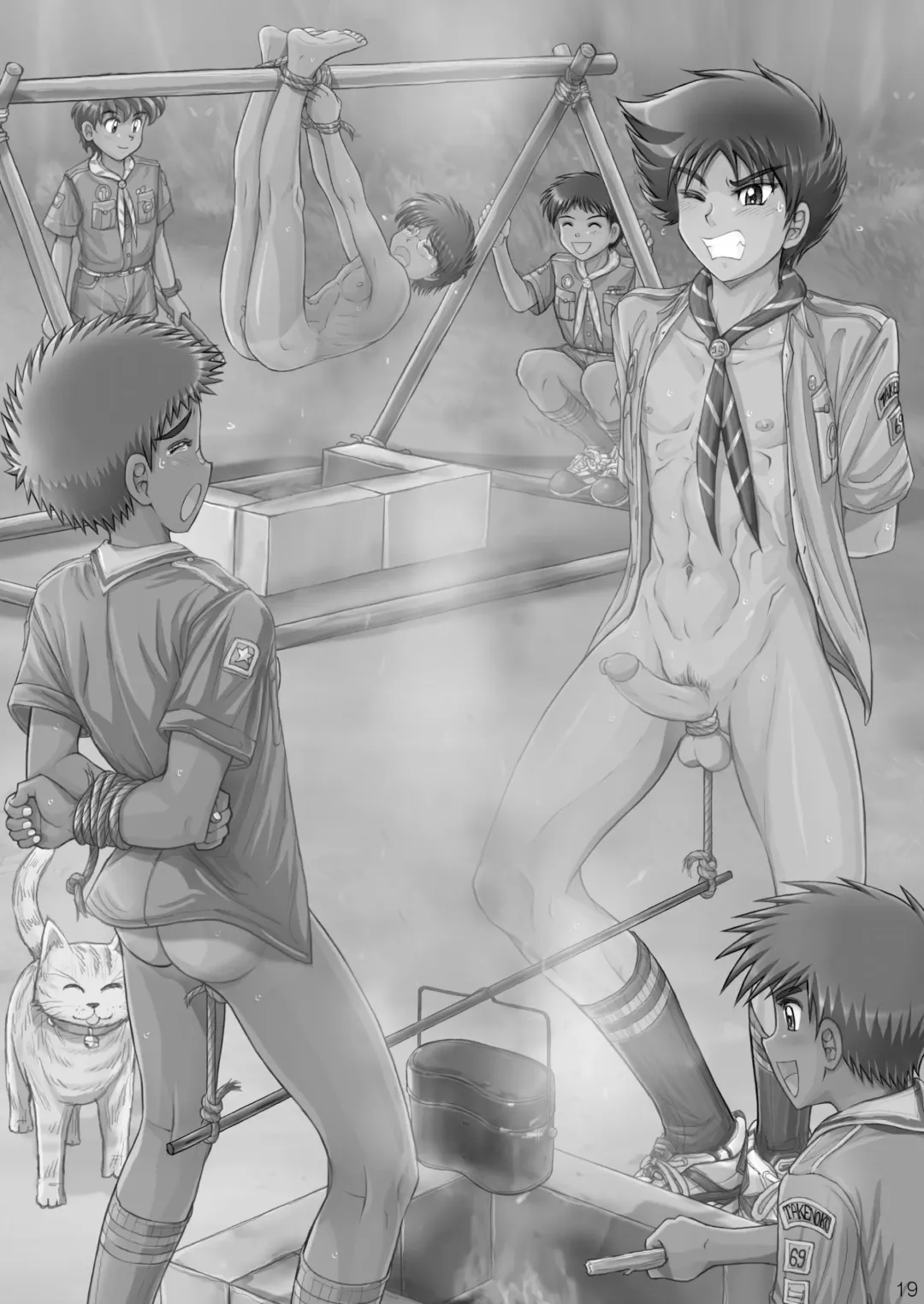 [Takenokoya] Choutaiken!? Summer Boys (decensored) Fhentai - Page 20