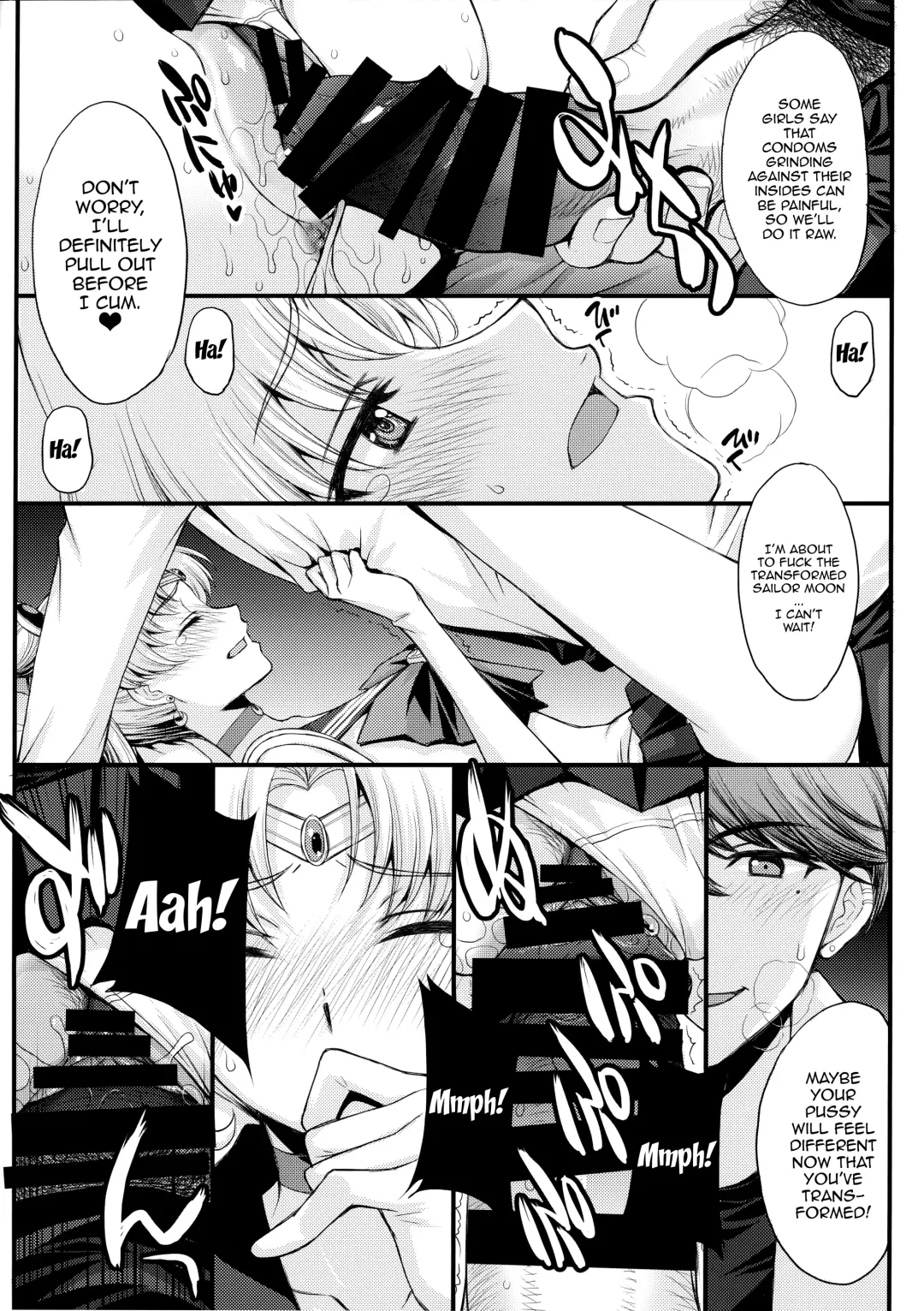 [Kitahara Aki] Usagi no Junjou!? Chin Make Bishoujo Senshi! |  As Innocent as a Bunny! The Pretty Guardian Loses to the Dick! Fhentai - Page 11