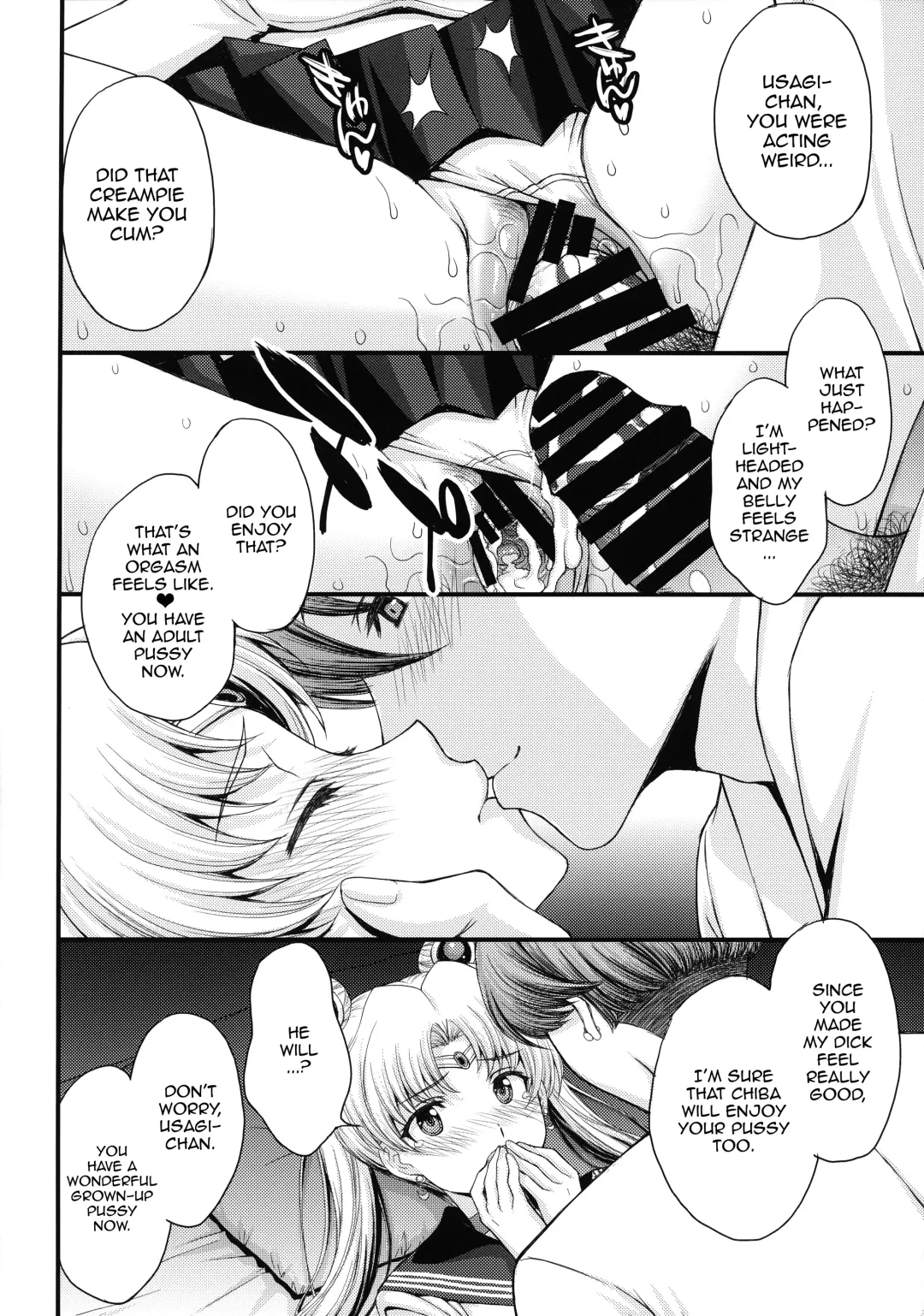[Kitahara Aki] Usagi no Junjou!? Chin Make Bishoujo Senshi! |  As Innocent as a Bunny! The Pretty Guardian Loses to the Dick! Fhentai - Page 19