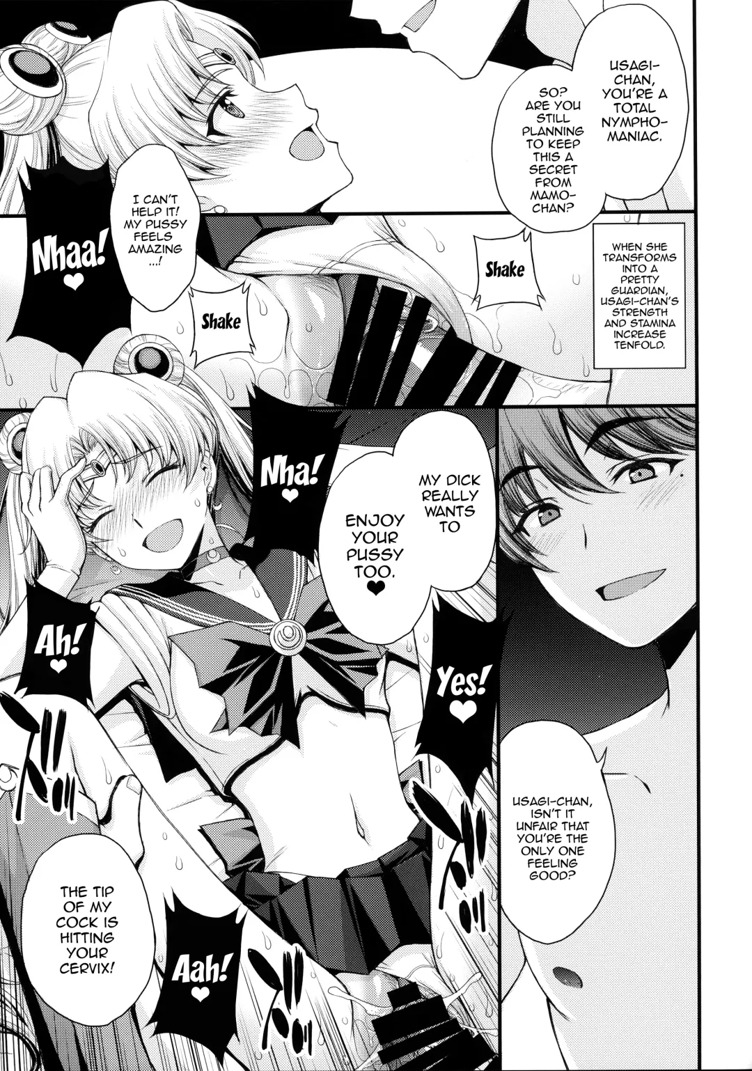 [Kitahara Aki] Usagi no Junjou!? Chin Make Bishoujo Senshi! |  As Innocent as a Bunny! The Pretty Guardian Loses to the Dick! Fhentai - Page 22