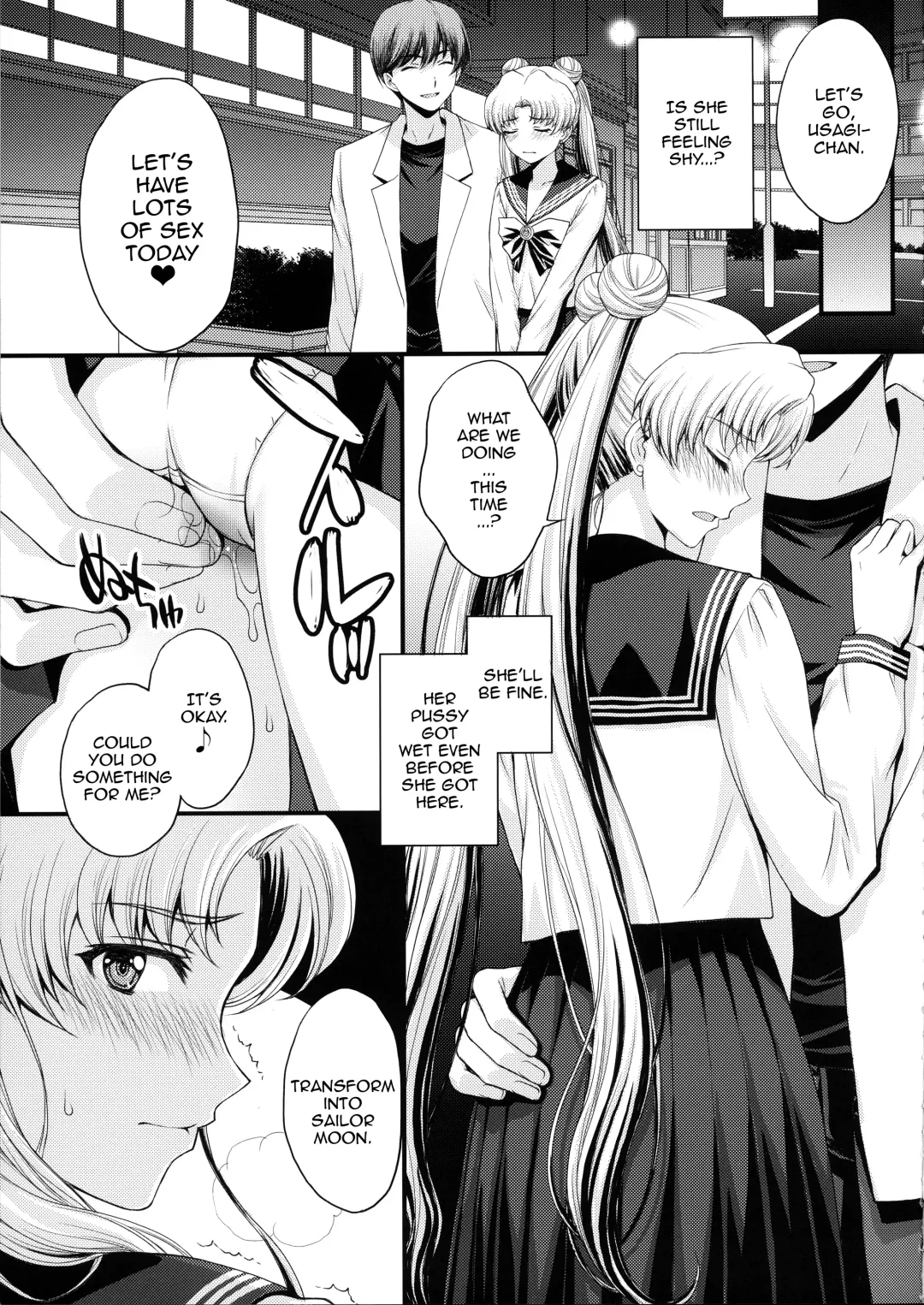 [Kitahara Aki] Usagi no Junjou!? Chin Make Bishoujo Senshi! |  As Innocent as a Bunny! The Pretty Guardian Loses to the Dick! Fhentai - Page 6